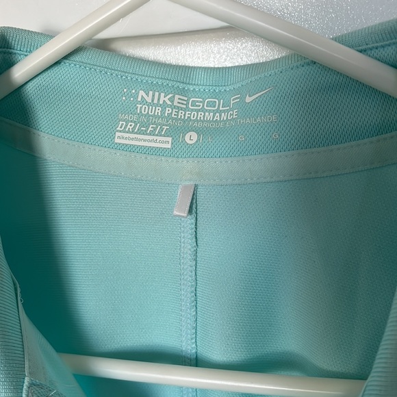 Nike Golf Tour Performance Polo Mint L pickle ball - Picture 3 of 6